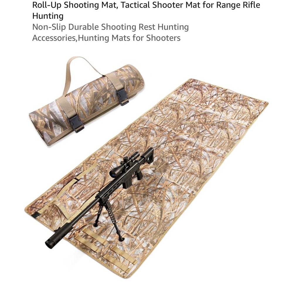 Tactical Shooting Mat XL NEW Camo Waterproof 1000D Nylon Roll Up